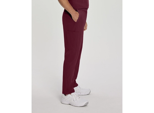 FIT herrebukse med strikk i livet Wine (Burgundy) PS 