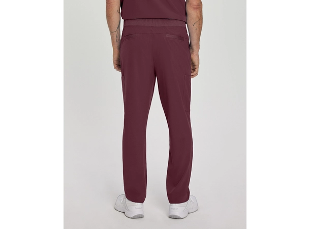 FIT herrebukse med strikk i livet Wine (Burgundy) PS 