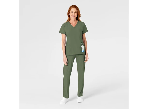 W123 Damebukse med rette ben Olive M 