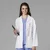 Laboratoriefrakk for dame White S 