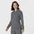 Renew Knit Damejakke med hette Pewter L 