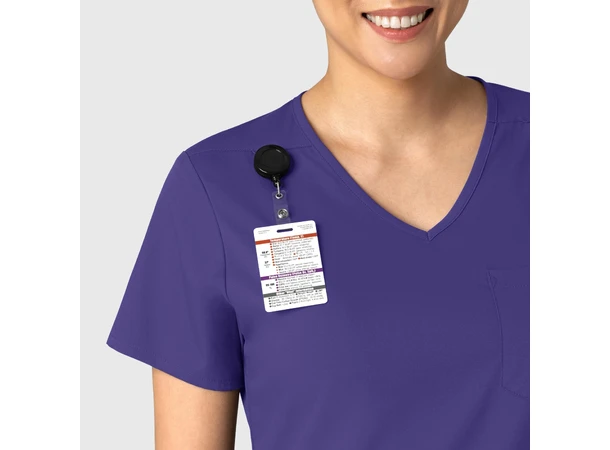 Boundless Dametunika med kurvet V-hals Grape S 
