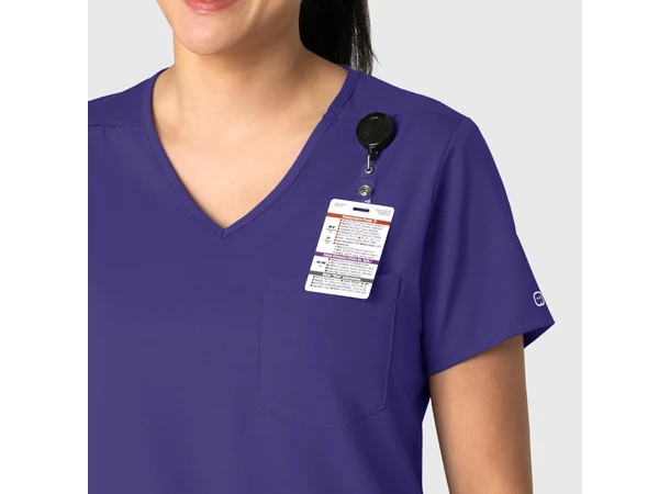 Boundless Dametunika med kurvet V-hals Grape S 