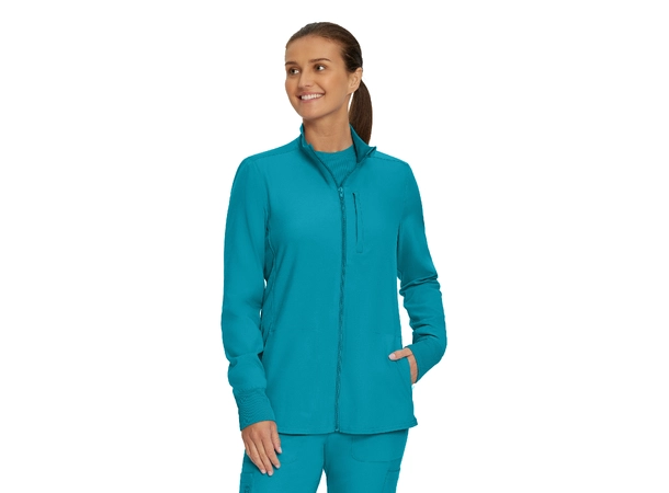Forward Damejakke med prinsessesøm Teal XL 