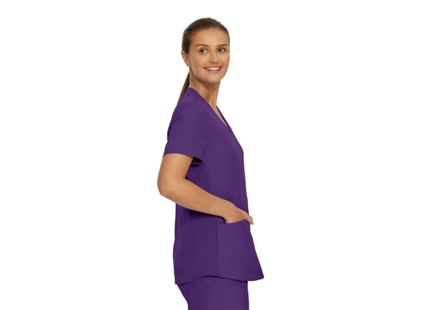 Forward Dametunika med buet V-hals Eggplant L 