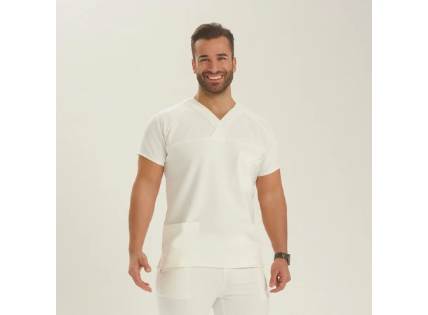 Helseuniform Alex Unisex Tunika Hvit XS 