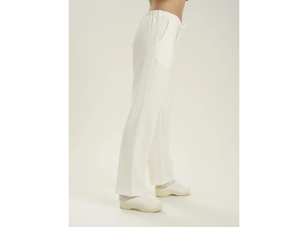 Helseuniform Bukse med rette ben Hvit M 