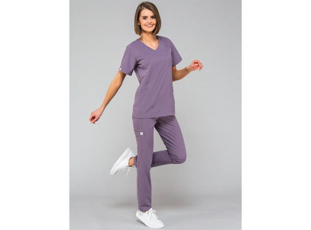 KIM Dametunika med V-hals Heather XXL 