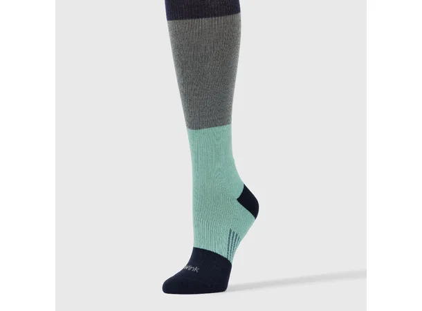 Kompresjonsstrømper Navy Grey Turquoise M 