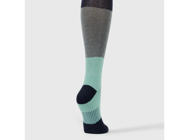 Kompresjonsstrømper Navy Grey Turquoise M 