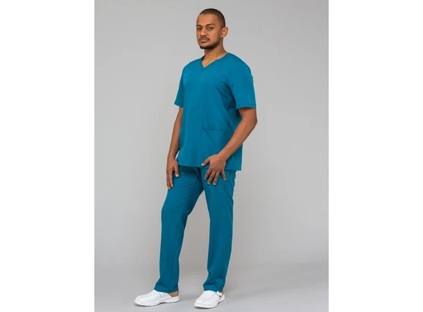 LEO Herretunika med brystlomme Sea Blue  XL 