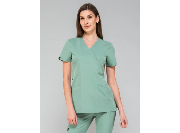 MIA Dametunika med Y-hals Olive S 