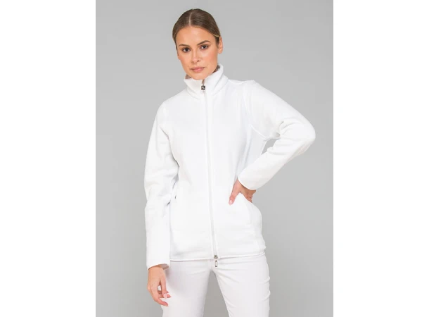 NELI Fleecejakke med lommer White S 