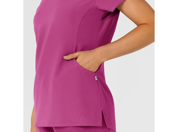 Nova Dametunika med V-hals Raspberry XXL 