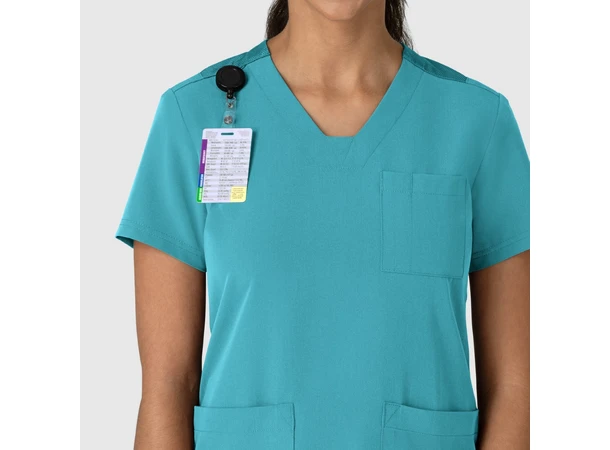 Nova Dametunika med V-hals Teal Blue 3XL 