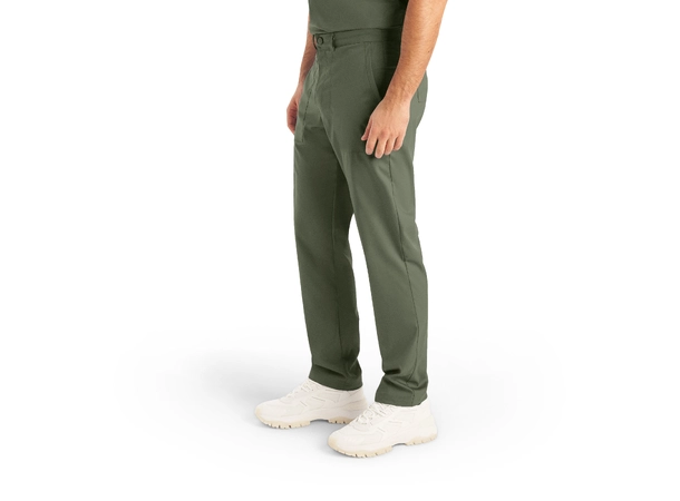 ProFlex Herrebukse med rette ben Olive Moss S 