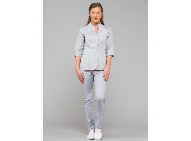 ROZA Dametunika med 3-kvart arm Grey S 