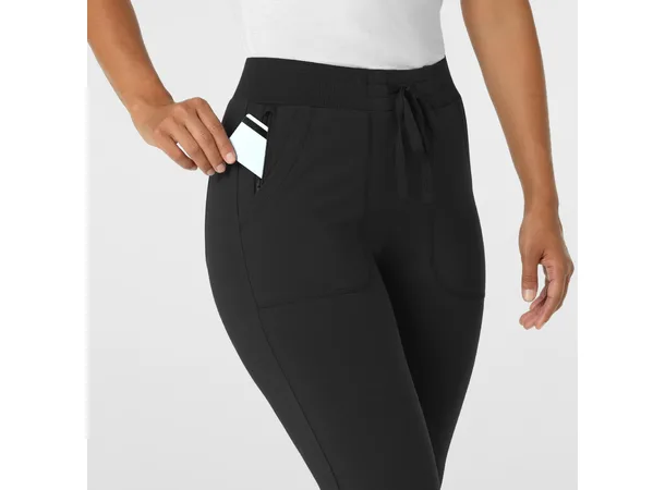 Renew Knit Damebukse med snøring i livet Black L 