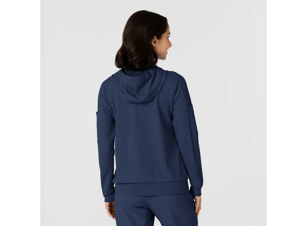 Renew Knit Damejakke med hette Navy XS 