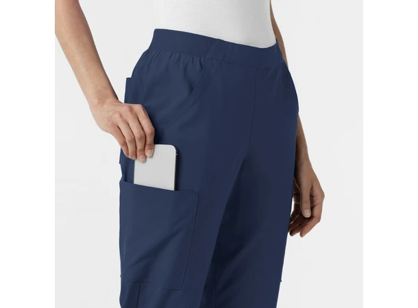 W123 Damebukse med rette ben Navy L 
