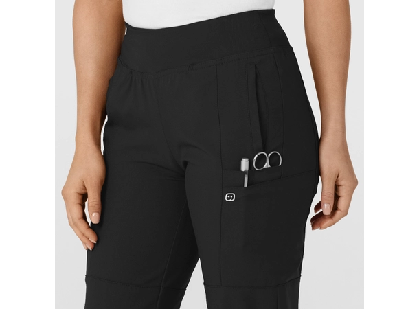 W123 Damebukse med strikk i ben Black S 