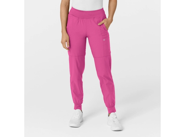 W123 Damebukse med strikk i ben Hot Pink S 