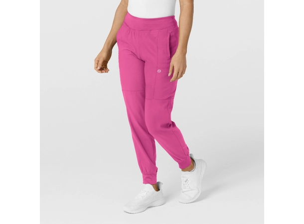W123 Damebukse med strikk i ben Hot Pink S 