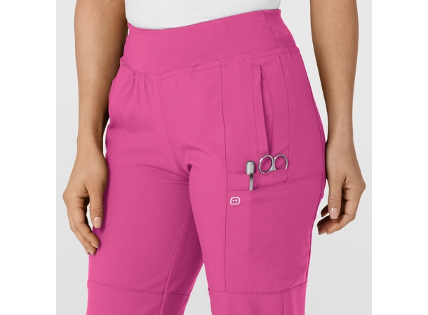 W123 Damebukse med strikk i ben Hot Pink S 