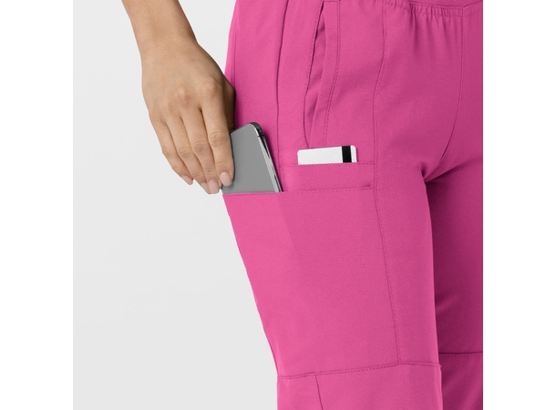 W123 Damebukse med strikk i ben Hot Pink S 
