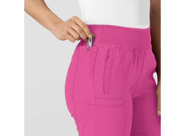 W123 Damebukse med strikk i ben Hot Pink S 