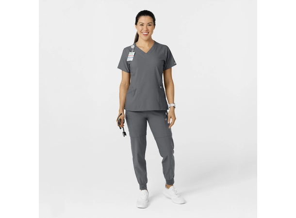 W123 Damebukse med strikk i ben Pewter XXL 