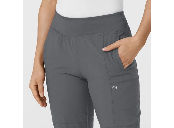 W123 Damebukse med strikk i ben Pewter XXL 