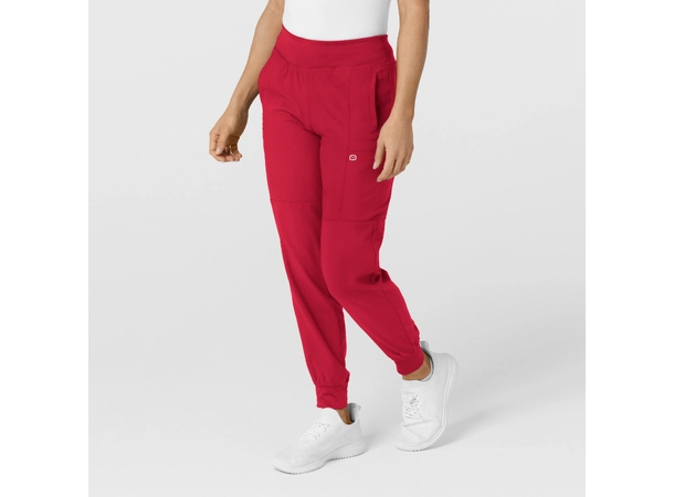 W123 Damebukse med strikk i ben Red XL 