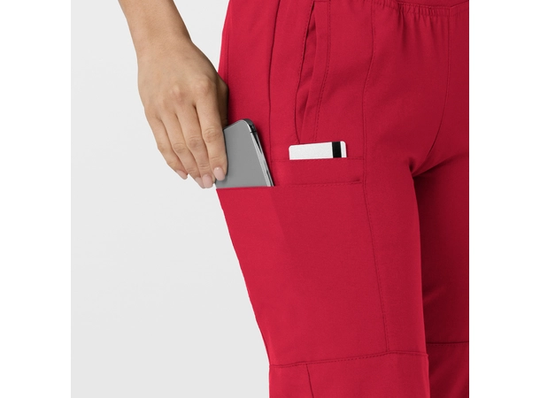 W123 Damebukse med strikk i ben Red XL 