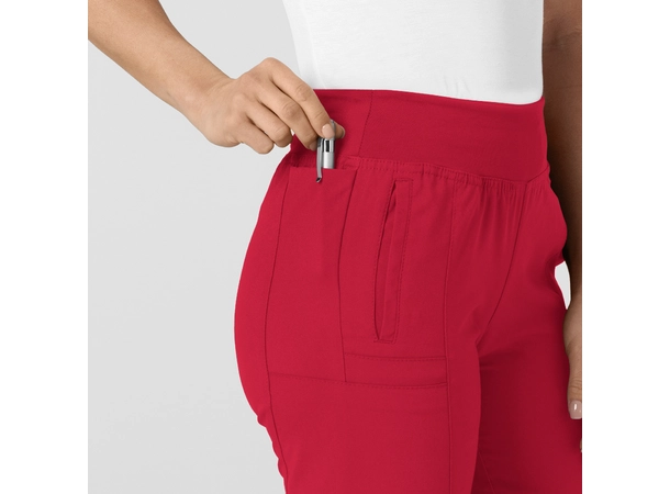 W123 Damebukse med strikk i ben Red XL 