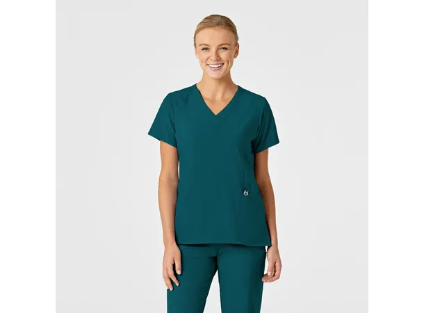 W123 Dametunika med V-hals Caribbean Blue XS 