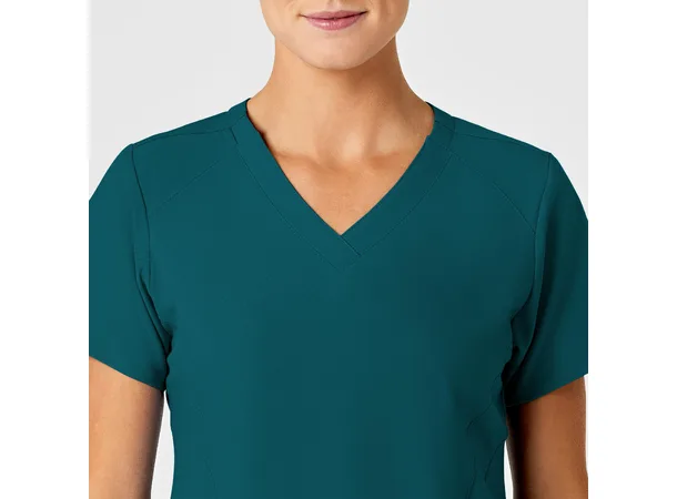 W123 Dametunika med V-hals Caribbean Blue XS 