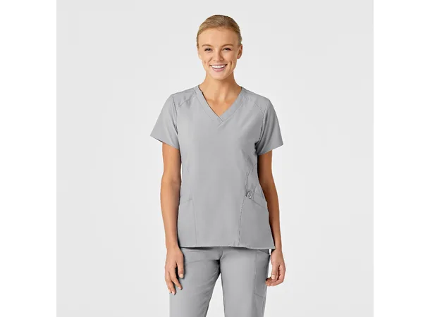 W123 Dametunika med V-hals Grey 3XL 