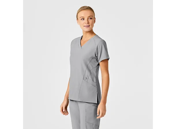 W123 Dametunika med V-hals Grey 3XL 