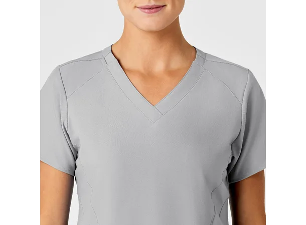 W123 Dametunika med V-hals Grey 3XL 