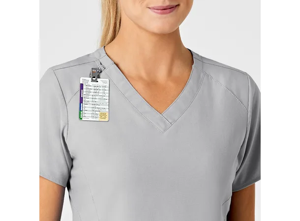 W123 Dametunika med V-hals Grey 3XL 