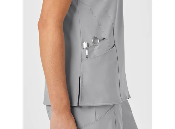 W123 Dametunika med V-hals Grey 3XL 