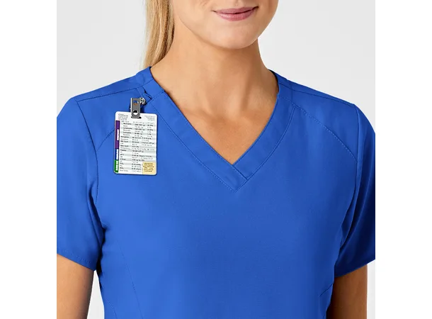 W123 Dametunika med V-hals Royal XS 