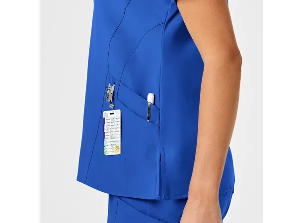 W123 Dametunika med V-hals Royal XS 