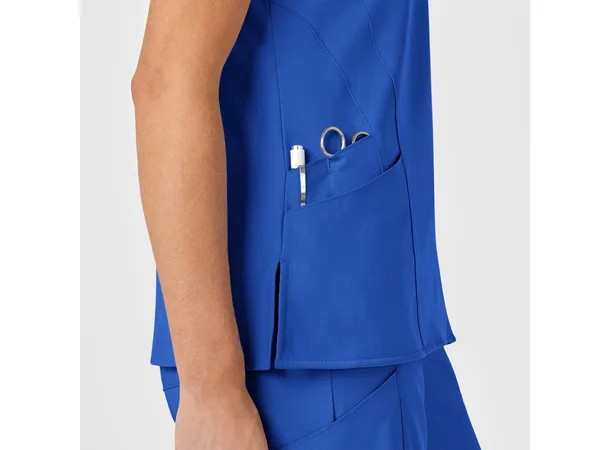 W123 Dametunika med V-hals Royal XS 