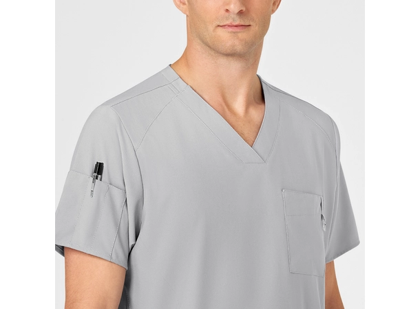 W123 Herretunika med V-hals Grey XXL 