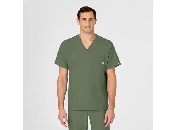 W123 Herretunika med V-hals Olive 3XL 