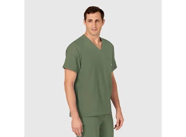 W123 Herretunika med V-hals Olive 3XL 