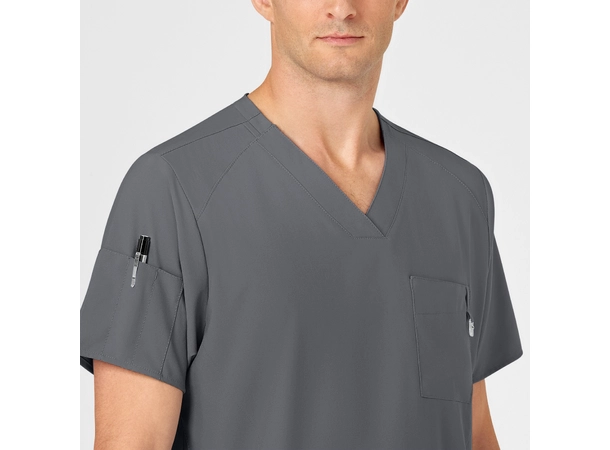 W123 Herretunika med V-hals Pewter XXL 