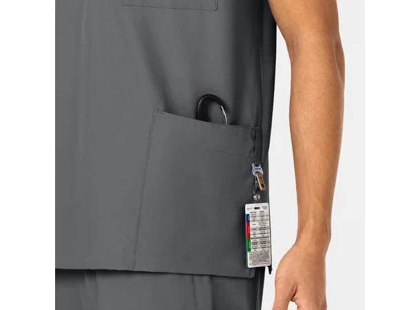 W123 Unisex tunika med 4 lommer Pewter S 